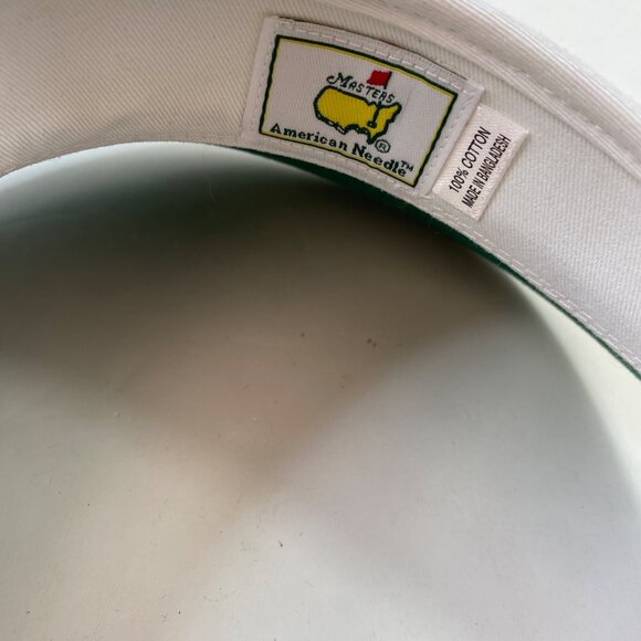 Womens White Visor Masters Golf Tournament Augusta National Hat American Needle - Picture 5 of 9